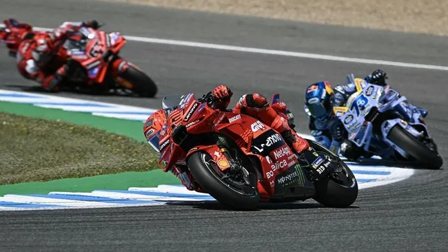 Pecco Bagnaia Kesal Gagal Salip Quartararo di MotoGP Spanyol